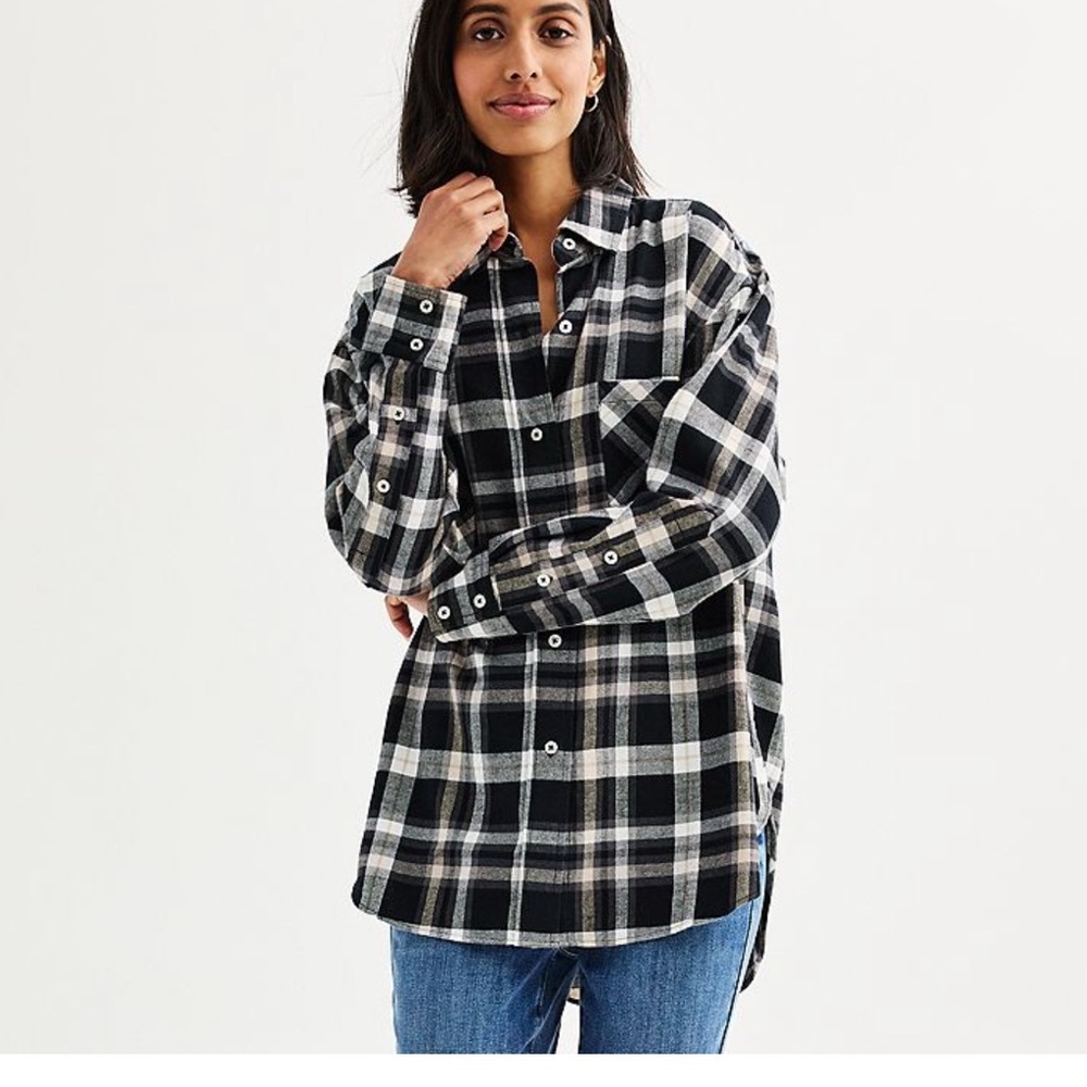 Soft flannel shirt L NWT